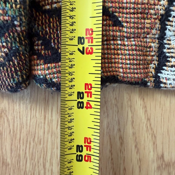 VTG Sugar Street Weavers Tapestry Jacket One Size GrannyCore CottageCore USA 90s - Picture 6 of 7